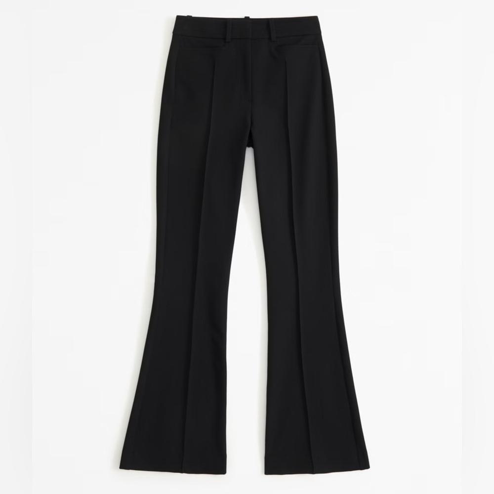 Abercrombie & Fitch Black Flare Pants
